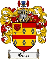 Product picture Geare Family Crest Geare Coat of Arms Digital Download
