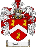 Product picture Gedding Family Crest Gedding Coat of Arms Digital Download