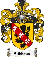 Product picture Gibbons Family Crest Gibbons Coat of Arms Digital Download