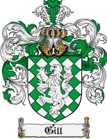 Product picture Gill Family Crest Gill Coat of Arms Digital Download
