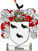 Product picture Glen Family Crest Glen Coat of Arms Digital Download
