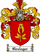 Product picture Grainger Family Crest Grainger Coat of Arms Digital Download
