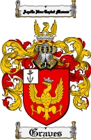 Product picture Graves Family Crest Graves Coat of Arms Digital Download