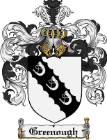 Product picture Greenough Family Crest Greenough Coat of Arms Digital Download