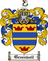 Product picture Greenwell Family Crest Greenwell Coat of Arms Digital Download