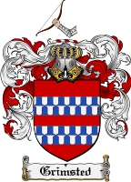 Product picture Grimsted Family Crest Grimsted Coat of Arms Digital Download