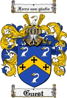 Product picture Guest Family Crest Guest Coat of Arms Digital Download