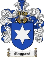 Product picture Haggard Family Crest Haggard Coat of Arms Digital Download