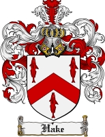 Product picture Hake Family Crest Hake Coat of Arms Digital Download