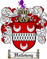 Product picture Halloway Family Crest Halloway Coat of Arms Digital Download