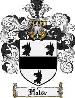 Product picture Halse Family Crest Halse Coat of Arms Digital Download