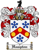 Product picture Hampton Family Crest Hampton Coat of Arms Digital Download