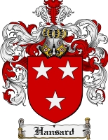Product picture Hansard Family Crest Hansard Coat of Arms Digital Download