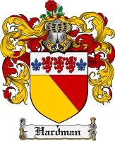 Product picture Hardman Family Crest Hardman Coat of Arms Digital Download