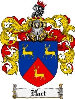 Product picture Hart Family Crest Hart Coat of Arms Digital Download