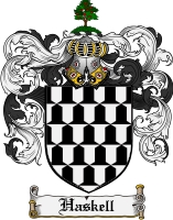 Product picture Haskell Family Crest Haskell Coat of Arms Digital Download