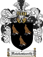 Product picture Hawkesworth Family Crest Hawkesworth Coat of Arms Digital Download