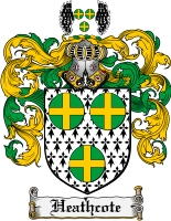 Product picture Heathcote Family Crest Heathcote Coat of Arms Digital Download