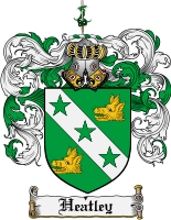 Product picture Heatley Family Crest Heatley Coat of Arms Digital Download