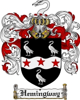 Product picture Hemingway Family Crest Hemingway Coat of Arms Digital Download