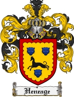 Product picture Heneage Family Crest Heneage Coat of Arms Digital Download