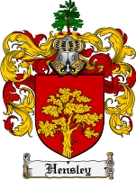 Product picture Hensley Family Crest Hensley Coat of Arms Digital Download