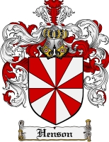 Product picture Henson Family Crest Henson Coat of Arms Digital Download