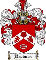 Product picture Hepburn Family Crest Hepburn Coat of Arms Digital Download
