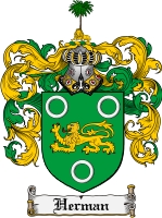 Product picture Herman Family Crest Herman Coat of Arms Digital Download