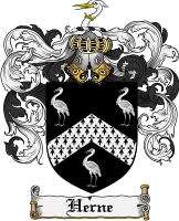 Product picture Herne Family Crest Herne Coat of Arms Digital Download