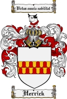 Product picture Herrick Family Crest Herrick Coat of Arms Digital Download