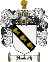 Product picture Hesketh Family Crest Hesketh Coat of Arms Digital Download