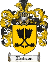 Product picture Hickson Family Crest Hickson Coat of Arms Digital Download
