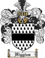 Product picture Higgins Family Crest Higgins Coat of Arms Digital Download