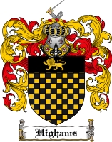 Product picture Highams Family Crest Highams Coat of Arms Digital Download