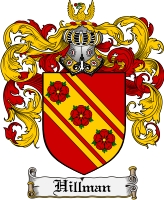Product picture Hillman Family Crest Hillman Coat of Arms Digital Download