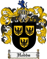 Product picture Hobbs Family Crest Hobbs Coat of Arms Digital Download