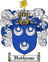 Product picture Hobhouse Family Crest Hobhouse Coat of Arms Digital Download