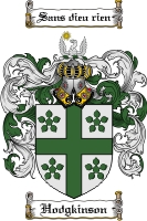 Product picture Hodgkinson Family Crest Hodgkinson Coat of Arms Digital Download