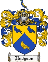 Product picture Hodgson Family Crest Hodgson Coat of Arms Digital Download