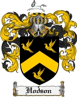 Product picture Hodson Family Crest Hodson Coat of Arms Digital Download