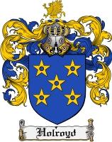 Product picture Holroyd Family Crest Holroyd Coat of Arms Digital Download