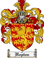 Product picture Hopton Family Crest Hopton Coat of Arms Digital Download