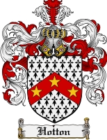 Product picture Hotton Family Crest Hotton Coat of Arms Digital Download