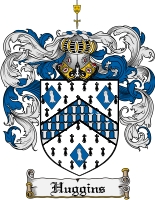 Product picture Huggins Family Crest Huggins Coat of Arms Digital Download