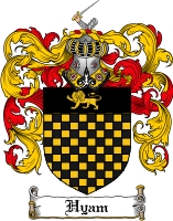Product picture Hyam Family Crest Hyam Coat of Arms Digital Download
