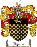 Product picture Hyams Family Crest Hyams Coat of Arms Digital Download