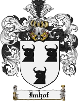 Product picture Imhof Family Crest Imhof Coat of Arms Digital Download
