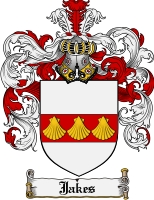 Product picture Jakes Family Crest Jakes Coat of Arms Digital Download
