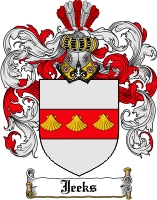 Product picture Jeeks Family Crest Jeeks Coat of Arms Digital Download